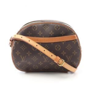 LOUIS VUITTON Brown Monogram Leather Shoulder Bag